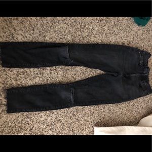 High rise gray washed black skinny jeans forever21